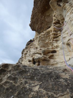Super Felsstrukturen zum Klettern